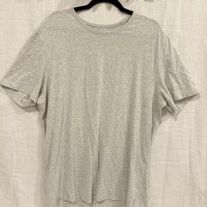 lululemon athletica Light Gray Short Sleeve Tee